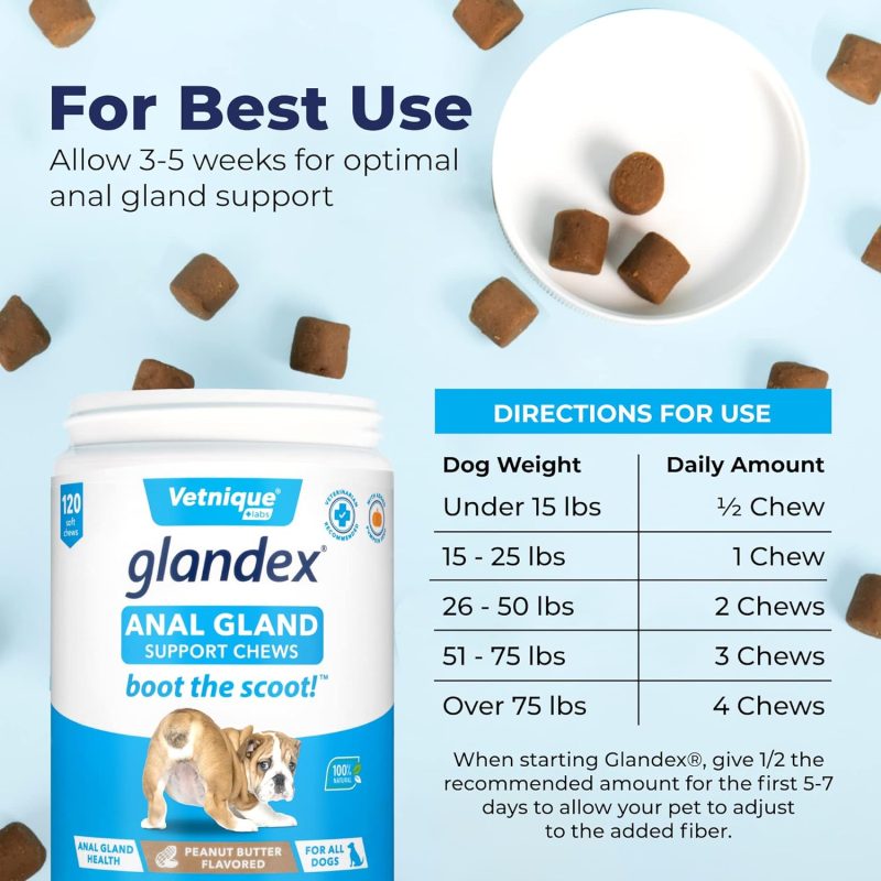 Glandex Anal Gland Soft Chew Treats with Pumpkin for Dogs Digestive Enzymes, Probiotics Fiber Supplement for Dogs Boot The Scoot - Image 22