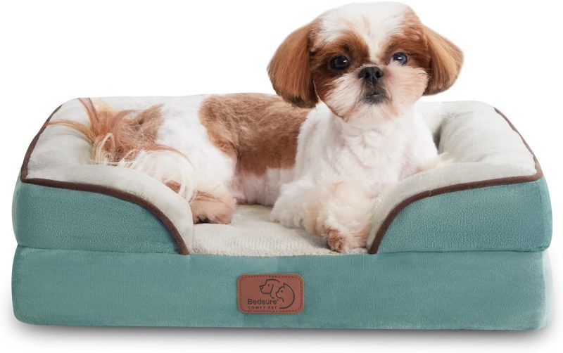 Bedsure Orthopedic Dog Bed for Medium Dogs - Waterproof Dog Sofa Bed Medium, Supportive Foam Pet Couch Bed with Removable - Image 77