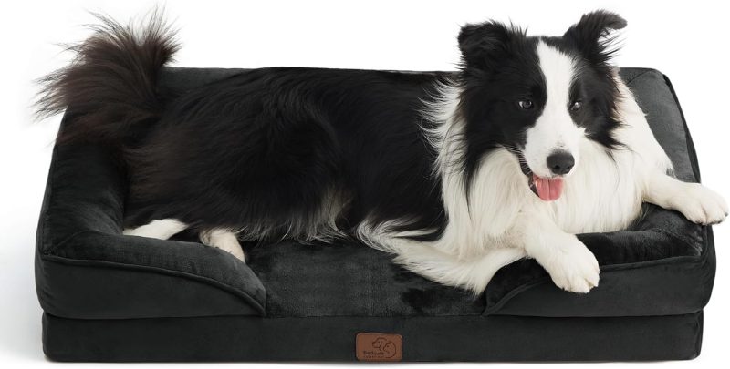 Bedsure Orthopedic Dog Bed for Medium Dogs - Waterproof Dog Sofa Bed Medium, Supportive Foam Pet Couch Bed with Removable - Image 138