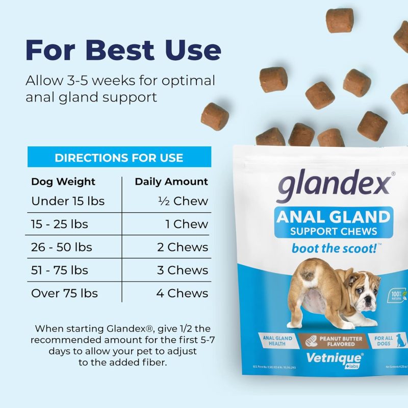 Glandex Anal Gland Soft Chew Treats with Pumpkin for Dogs Digestive Enzymes, Probiotics Fiber Supplement for Dogs Boot The Scoot - Image 39