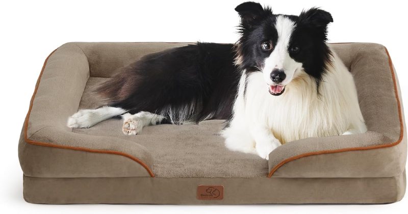 Bedsure Orthopedic Dog Bed for Medium Dogs - Waterproof Dog Sofa Bed Medium, Supportive Foam Pet Couch Bed with Removable - Image 264