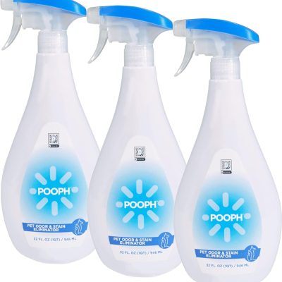 Pooph Pet Odor Eliminator, 32oz Spray - Dismantles Odors on a Molecular Basis, Dogs, Cats, Freshener, Urine, Poop, Pee,