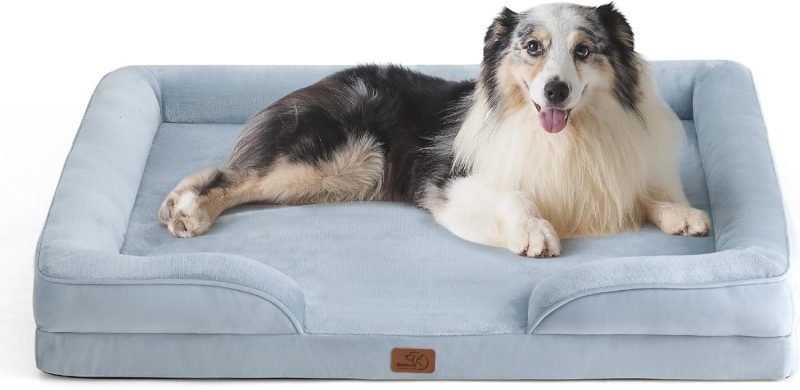 Bedsure Orthopedic Dog Bed for Medium Dogs - Waterproof Dog Sofa Bed Medium, Supportive Foam Pet Couch Bed with Removable - Image 73