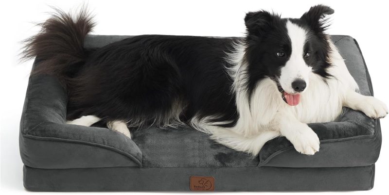 Bedsure Orthopedic Dog Bed for Medium Dogs - Waterproof Dog Sofa Bed Medium, Supportive Foam Pet Couch Bed with Removable - Image 342