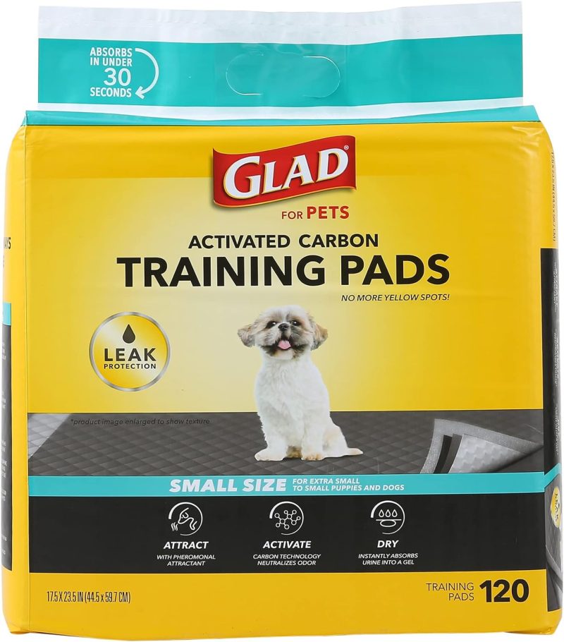 Glad for Pets Black Charcoal Training Pads for Dogs, 23" x 23" - Super Absorbent & Odor Neutralizing Dog Potty Pads, - Image 65