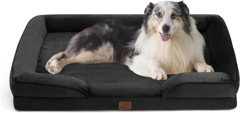 Bedsure Orthopedic Dog Bed for Medium Dogs - Waterproof Dog Sofa Bed Medium, Supportive Foam Pet Couch Bed with Removable - Image 200