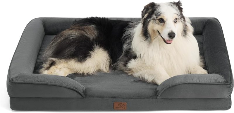 Bedsure Orthopedic Dog Bed for Medium Dogs - Waterproof Dog Sofa Bed Medium, Supportive Foam Pet Couch Bed with Removable - Image 232