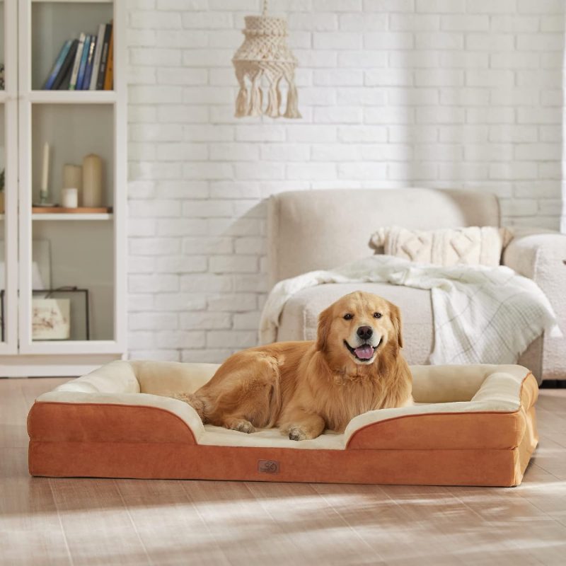 Bedsure Orthopedic Dog Bed for Medium Dogs - Waterproof Dog Sofa Bed Medium, Supportive Foam Pet Couch Bed with Removable - Image 169