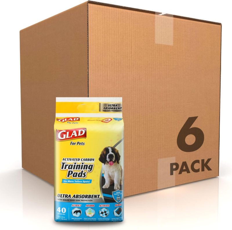Glad for Pets Black Charcoal Training Pads for Dogs, 23" x 23" - Super Absorbent & Odor Neutralizing Dog Potty Pads, - Image 72