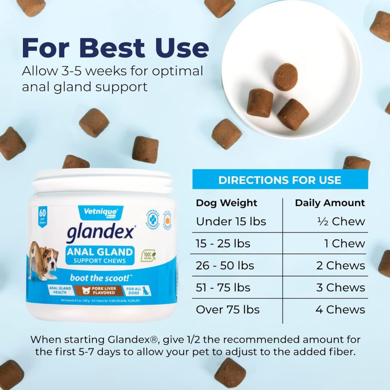 Glandex Anal Gland Soft Chew Treats with Pumpkin for Dogs Digestive Enzymes, Probiotics Fiber Supplement for Dogs Boot The Scoot - Image 4
