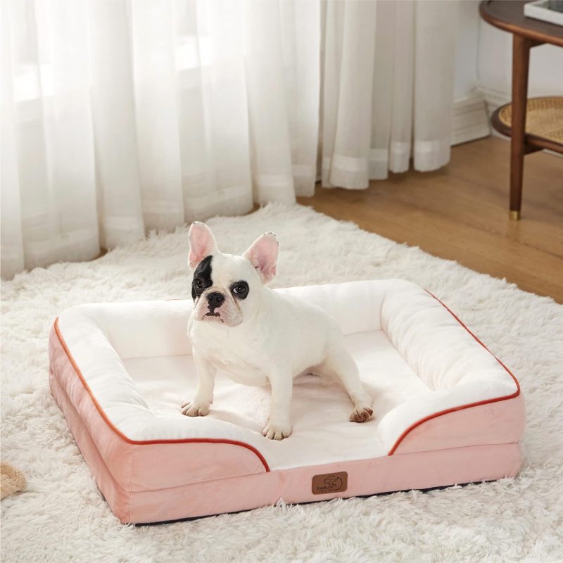 Bedsure Orthopedic Dog Bed for Medium Dogs - Waterproof Dog Sofa Bed Medium, Supportive Foam Pet Couch Bed with Removable - Image 176