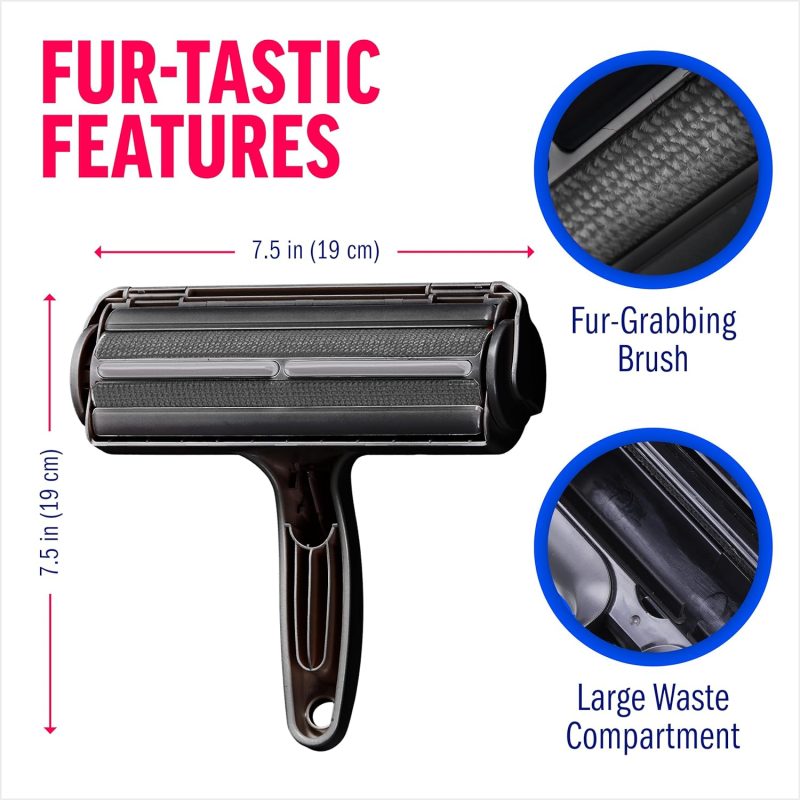 Chom Chom Roller Pet Hair Remover and Reusable Lint Roller - ChomChom Cat and Dog Hair Remover for Furniture, Couch, Carpet, - Image 16