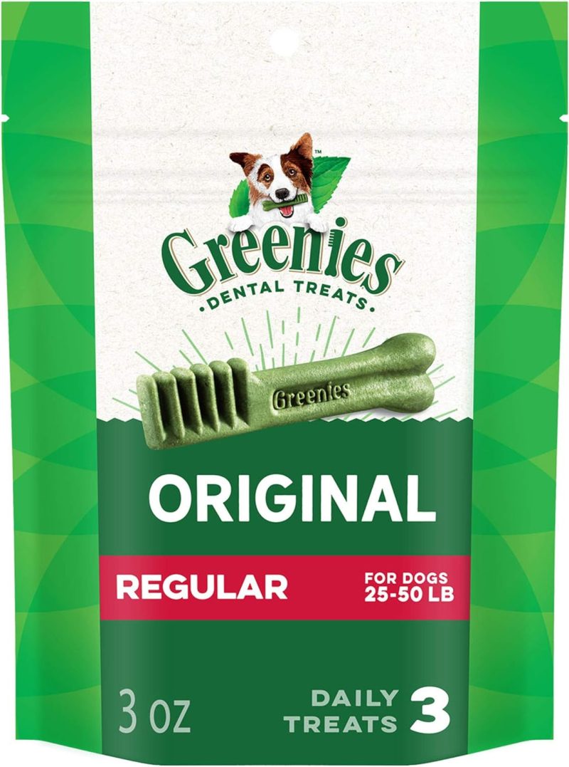 GREENIES Original Regular Natural Dog Dental Chews Oral Health Dog Treats, 36 Count (Pack of 1) - Image 120