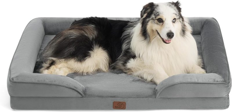 Bedsure Orthopedic Dog Bed for Medium Dogs - Waterproof Dog Sofa Bed Medium, Supportive Foam Pet Couch Bed with Removable - Image 274
