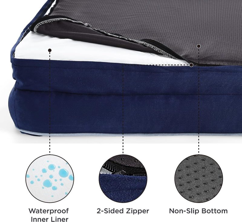 Bedsure Orthopedic Dog Bed for Medium Dogs - Waterproof Dog Sofa Bed Medium, Supportive Foam Pet Couch Bed with Removable - Image 241