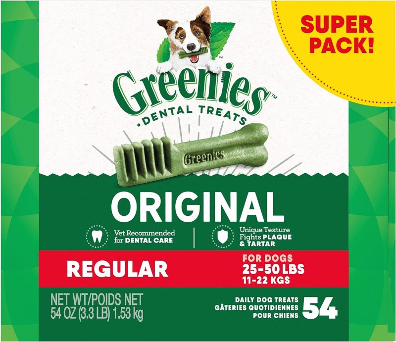 GREENIES Original Regular Natural Dog Dental Chews Oral Health Dog Treats, 36 Count (Pack of 1) - Image 114
