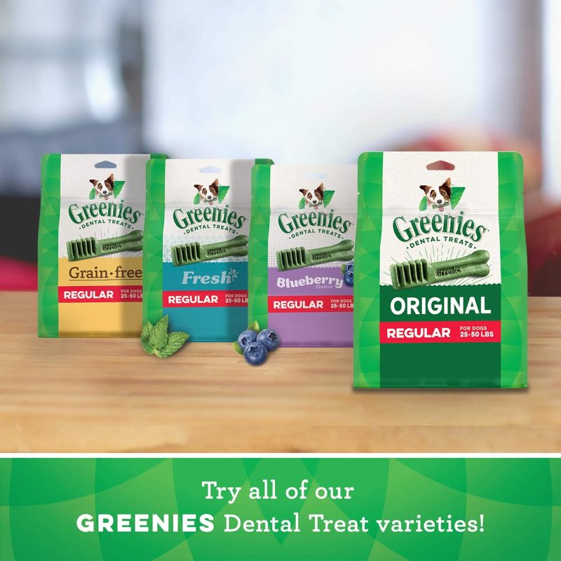 GREENIES Original Regular Natural Dog Dental Chews Oral Health Dog Treats, 36 Count (Pack of 1) - Image 41
