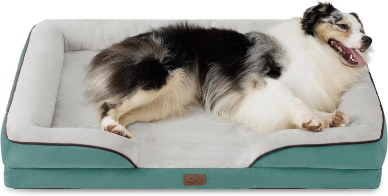 Bedsure Orthopedic Dog Bed for Medium Dogs - Waterproof Dog Sofa Bed Medium, Supportive Foam Pet Couch Bed with Removable - Image 323