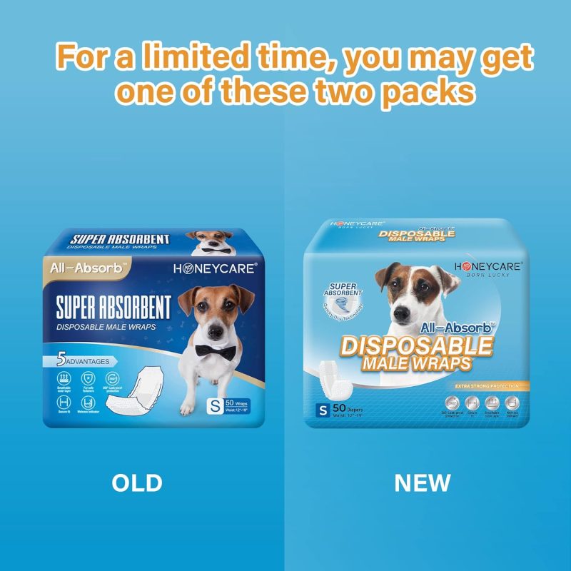 All-Absorb A26 Male Dog Wrap, 50 Count, Small - Image 13
