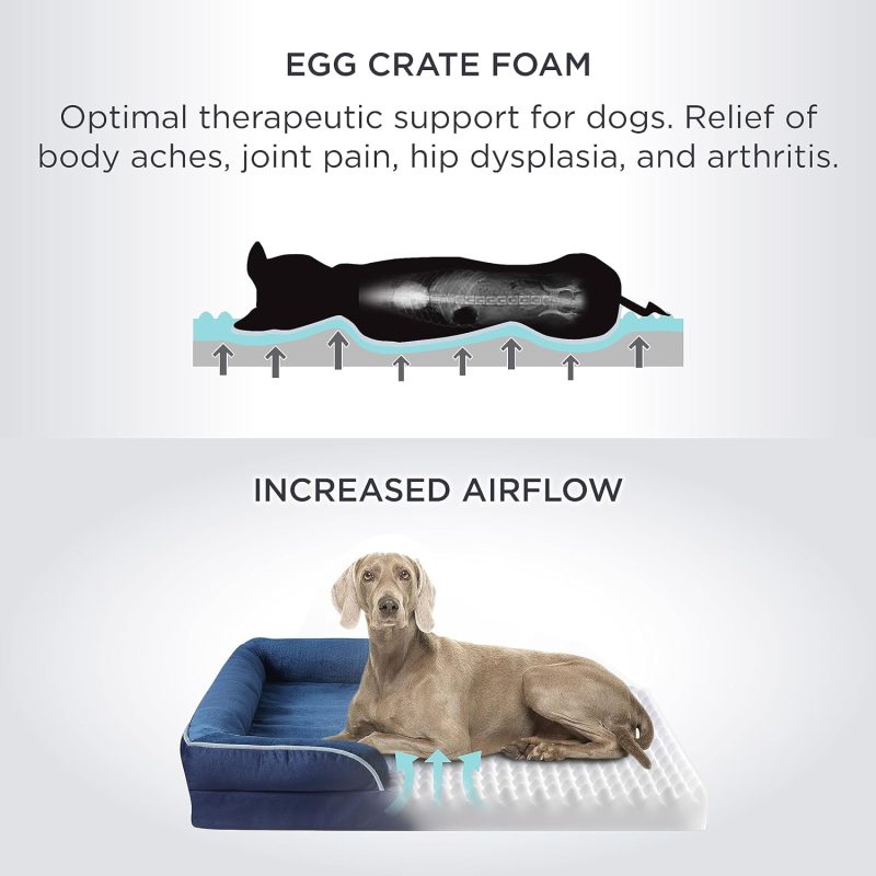 Bedsure Orthopedic Dog Bed for Medium Dogs - Waterproof Dog Sofa Bed Medium, Supportive Foam Pet Couch Bed with Removable - Image 240