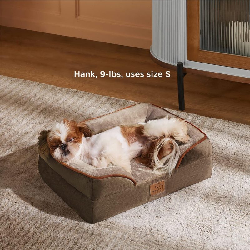 Bedsure Orthopedic Dog Bed for Medium Dogs - Waterproof Dog Sofa Bed Medium, Supportive Foam Pet Couch Bed with Removable - Image 336