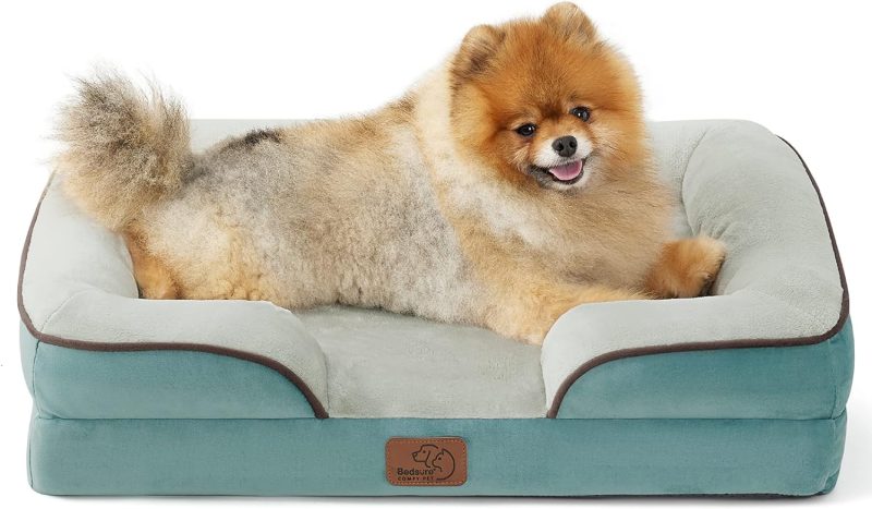 Bedsure Orthopedic Dog Bed for Medium Dogs - Waterproof Dog Sofa Bed Medium, Supportive Foam Pet Couch Bed with Removable - Image 164