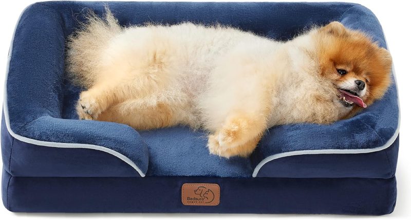 Bedsure Orthopedic Dog Bed for Medium Dogs - Waterproof Dog Sofa Bed Medium, Supportive Foam Pet Couch Bed with Removable - Image 204