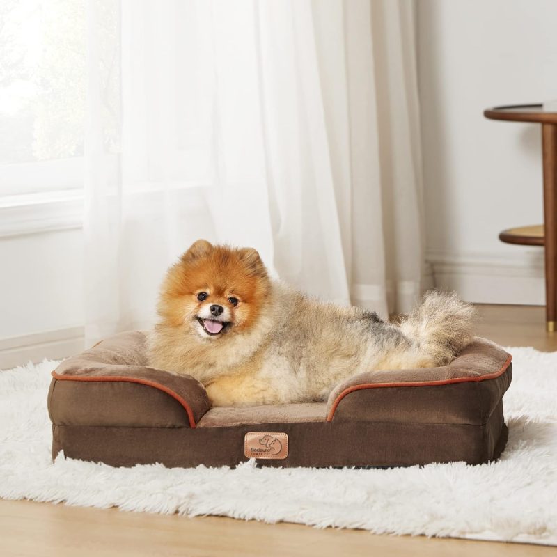 Bedsure Orthopedic Dog Bed for Medium Dogs - Waterproof Dog Sofa Bed Medium, Supportive Foam Pet Couch Bed with Removable - Image 223