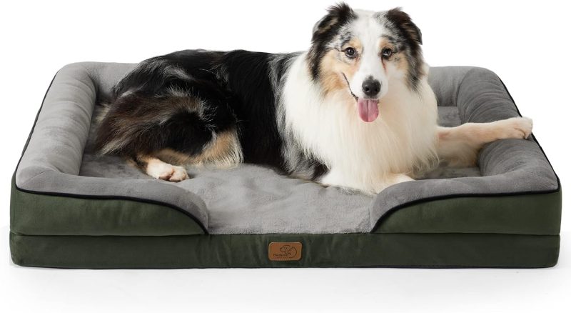 Bedsure Orthopedic Dog Bed for Medium Dogs - Waterproof Dog Sofa Bed Medium, Supportive Foam Pet Couch Bed with Removable - Image 215