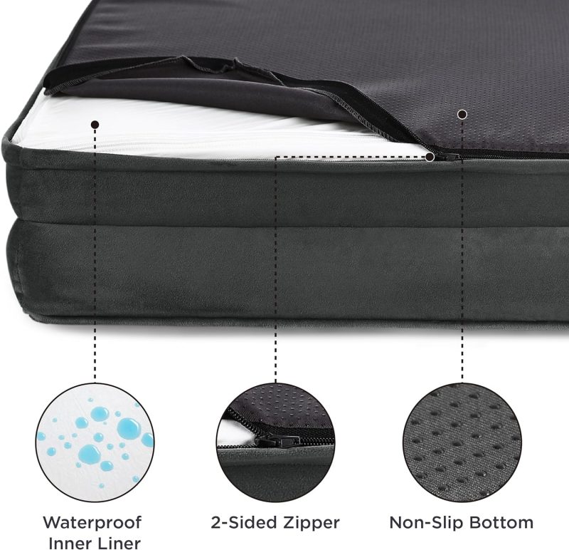 Bedsure Orthopedic Dog Bed for Medium Dogs - Waterproof Dog Sofa Bed Medium, Supportive Foam Pet Couch Bed with Removable - Image 20