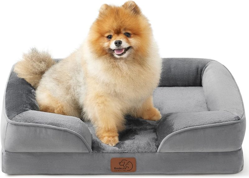 Bedsure Orthopedic Dog Bed for Medium Dogs - Waterproof Dog Sofa Bed Medium, Supportive Foam Pet Couch Bed with Removable - Image 102