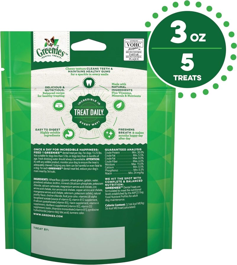 GREENIES Original Regular Natural Dog Dental Chews Oral Health Dog Treats, 36 Count (Pack of 1) - Image 56