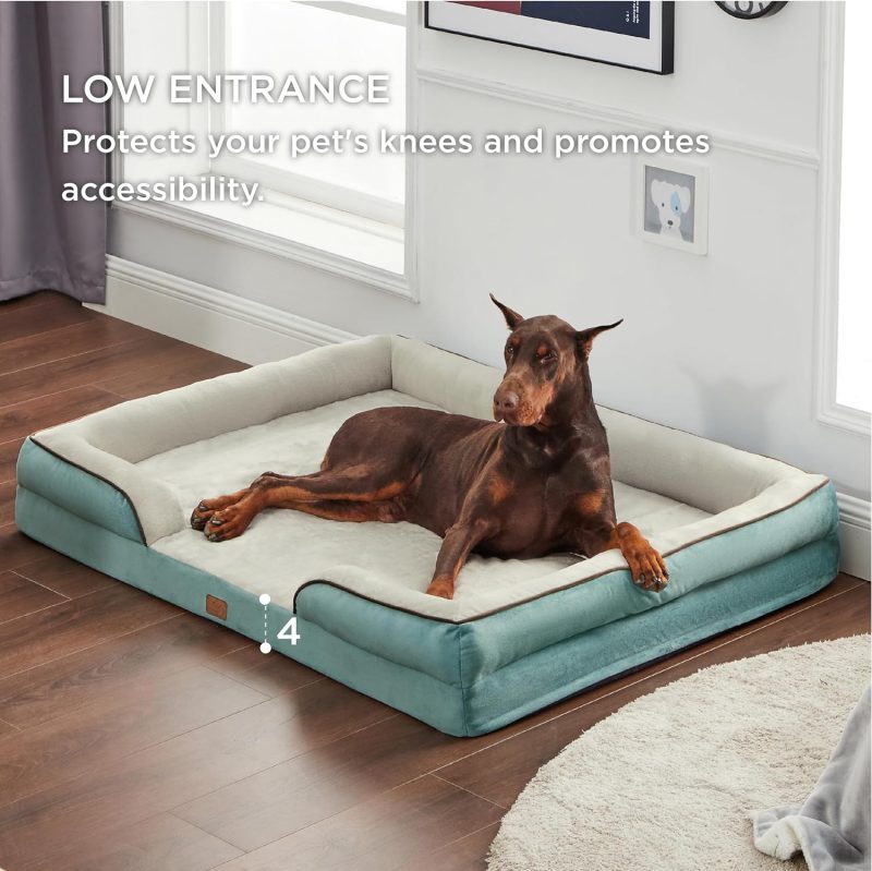 Bedsure Orthopedic Dog Bed for Medium Dogs - Waterproof Dog Sofa Bed Medium, Supportive Foam Pet Couch Bed with Removable - Image 399