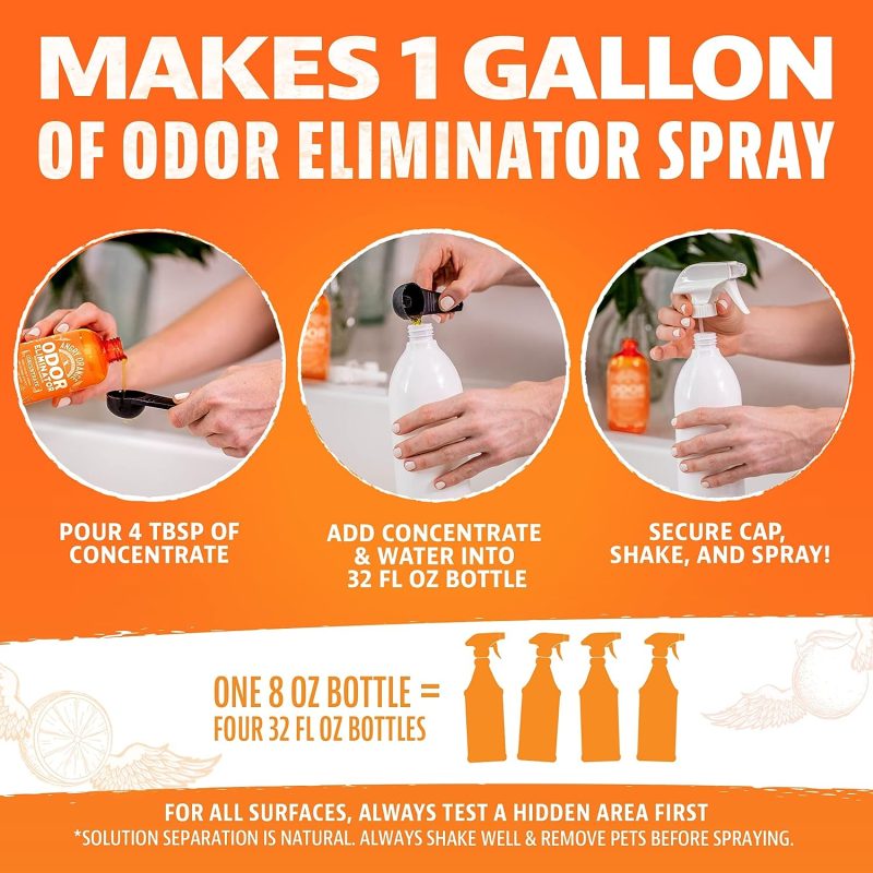 Angry Orange Pet Odor Eliminator for Strong Odor - Citrus Deodorizer for Strong Dog or Cat Pee Smells on Carpet, Furniture & - Image 18