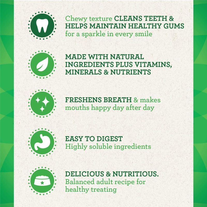 GREENIES Original Regular Natural Dog Dental Chews Oral Health Dog Treats, 36 Count (Pack of 1) - Image 48
