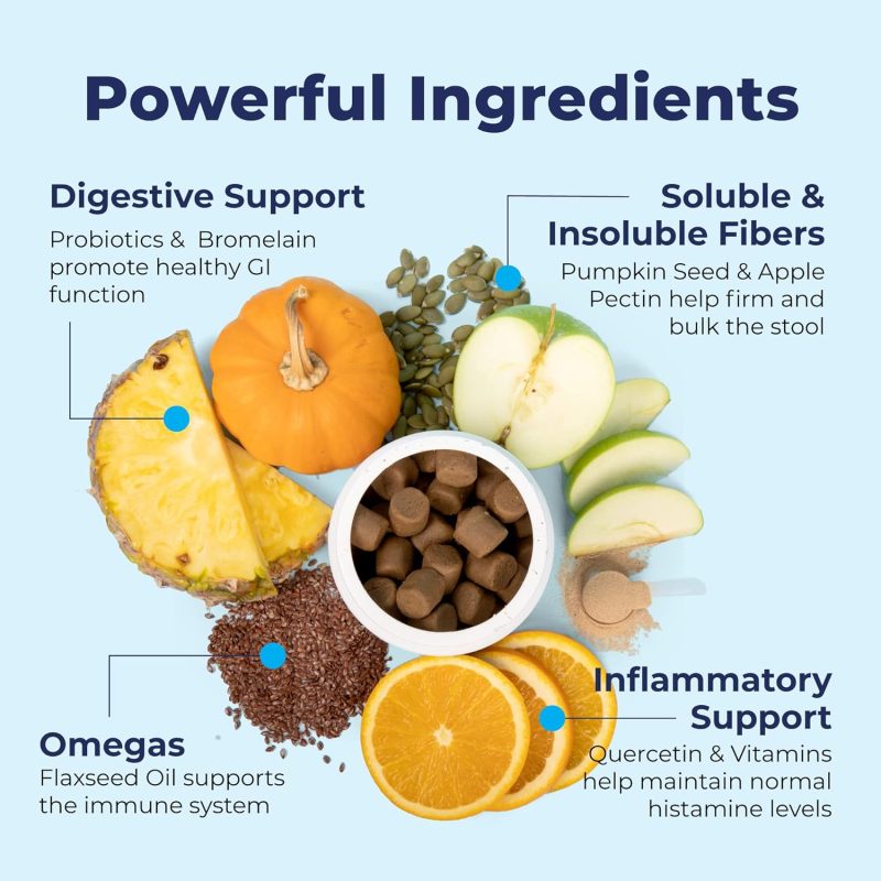 Glandex Anal Gland Soft Chew Treats with Pumpkin for Dogs Digestive Enzymes, Probiotics Fiber Supplement for Dogs Boot The Scoot - Image 3