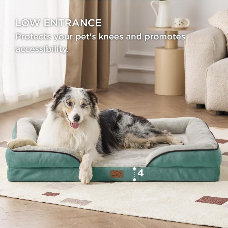 Bedsure Orthopedic Dog Bed for Medium Dogs - Waterproof Dog Sofa Bed Medium, Supportive Foam Pet Couch Bed with Removable - Image 326