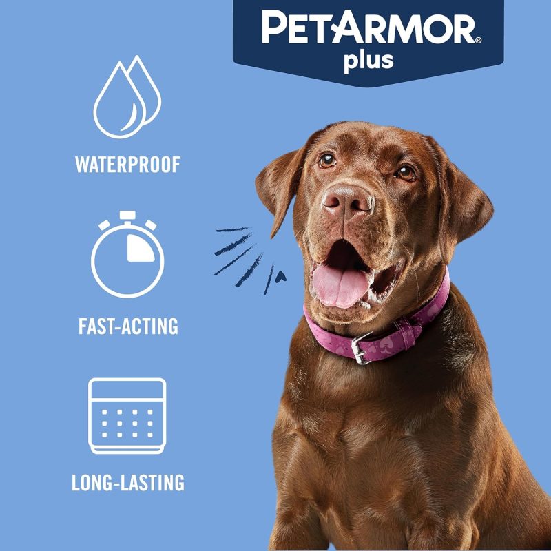 PetArmor Plus Flea and Tick Prevention for Dogs, Dog Flea and Tick Treatment, Waterproof Topical, Fast Acting, Small Dogs (5-22 - Image 14