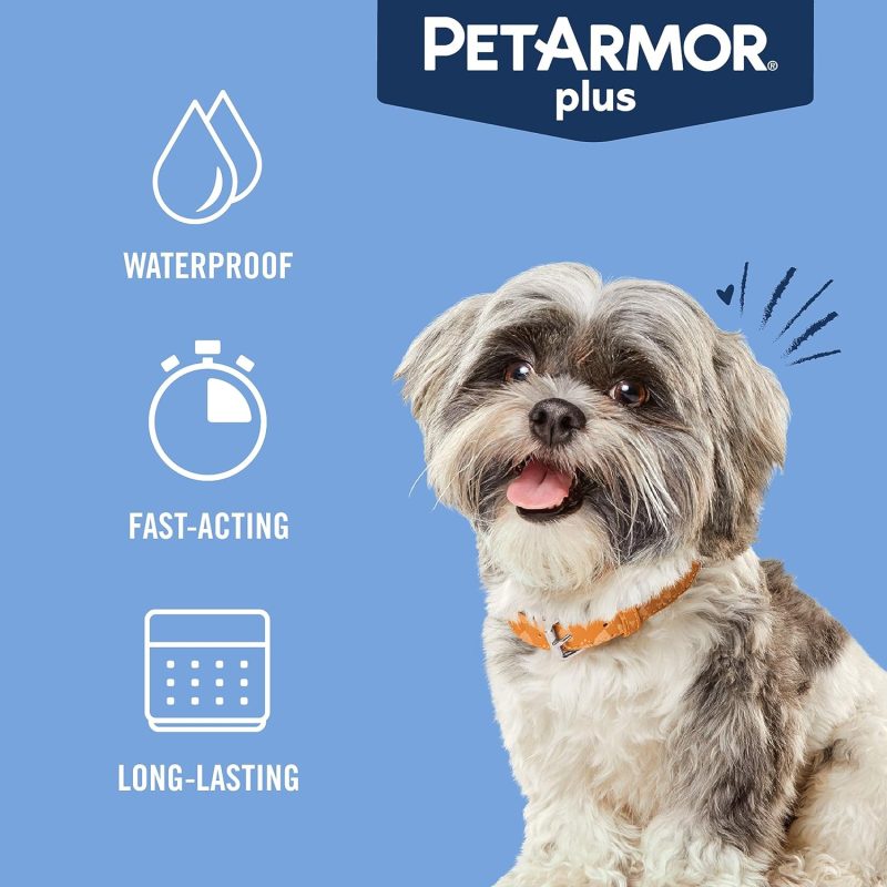 PetArmor Plus Flea and Tick Prevention for Dogs, Dog Flea and Tick Treatment, Waterproof Topical, Fast Acting, Small Dogs (5-22 - Image 22