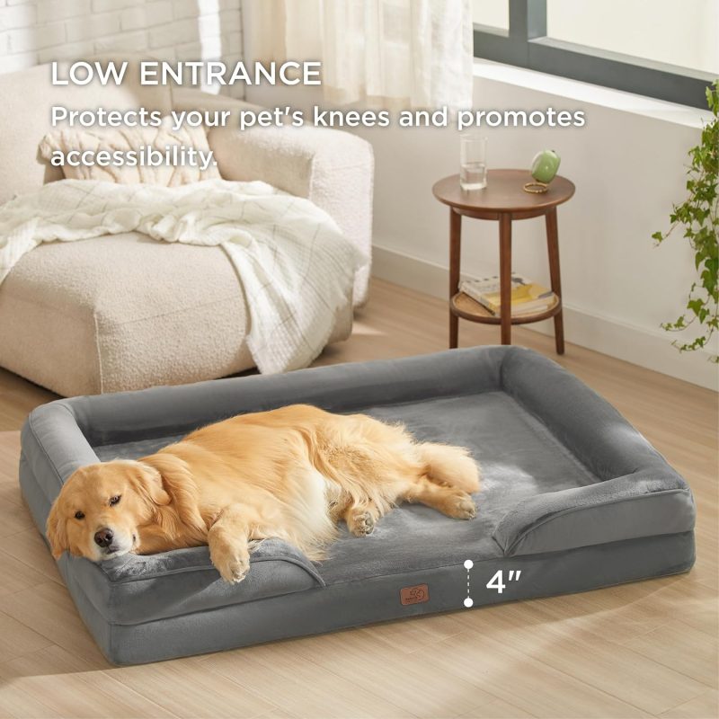 Bedsure Orthopedic Dog Bed for Medium Dogs - Waterproof Dog Sofa Bed Medium, Supportive Foam Pet Couch Bed with Removable - Image 268