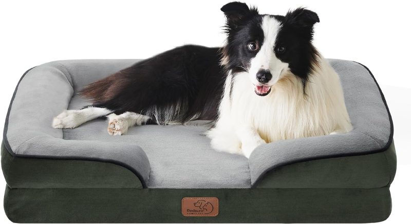 Bedsure Orthopedic Dog Bed for Medium Dogs - Waterproof Dog Sofa Bed Medium, Supportive Foam Pet Couch Bed with Removable - Image 170