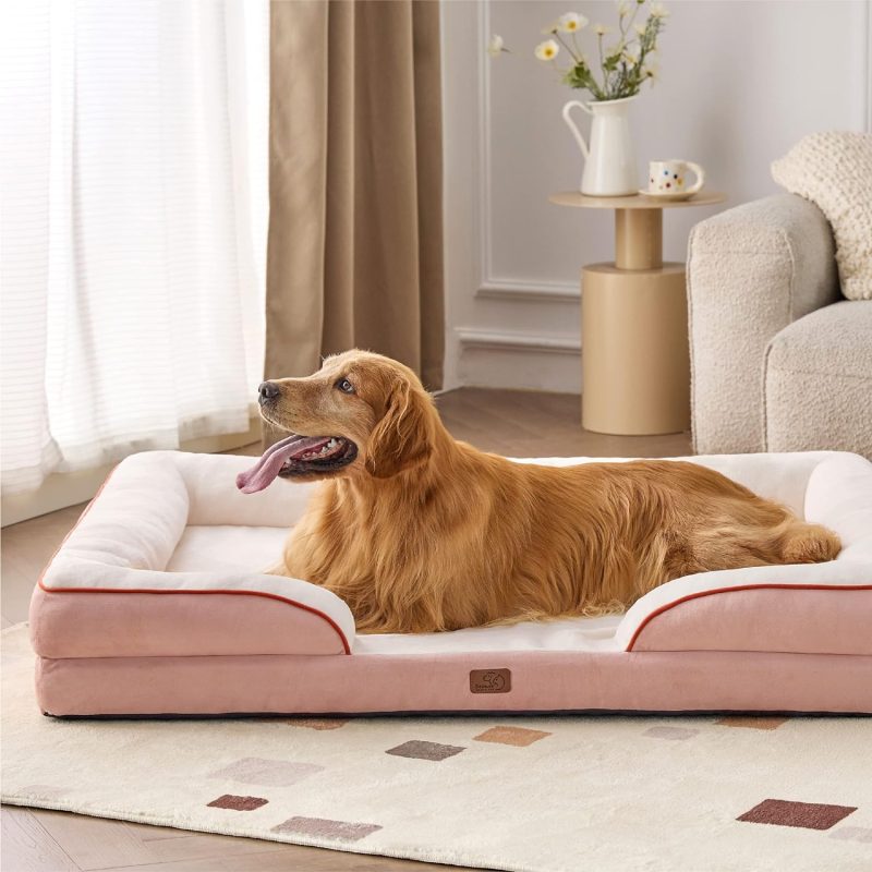Bedsure Orthopedic Dog Bed for Medium Dogs - Waterproof Dog Sofa Bed Medium, Supportive Foam Pet Couch Bed with Removable - Image 300