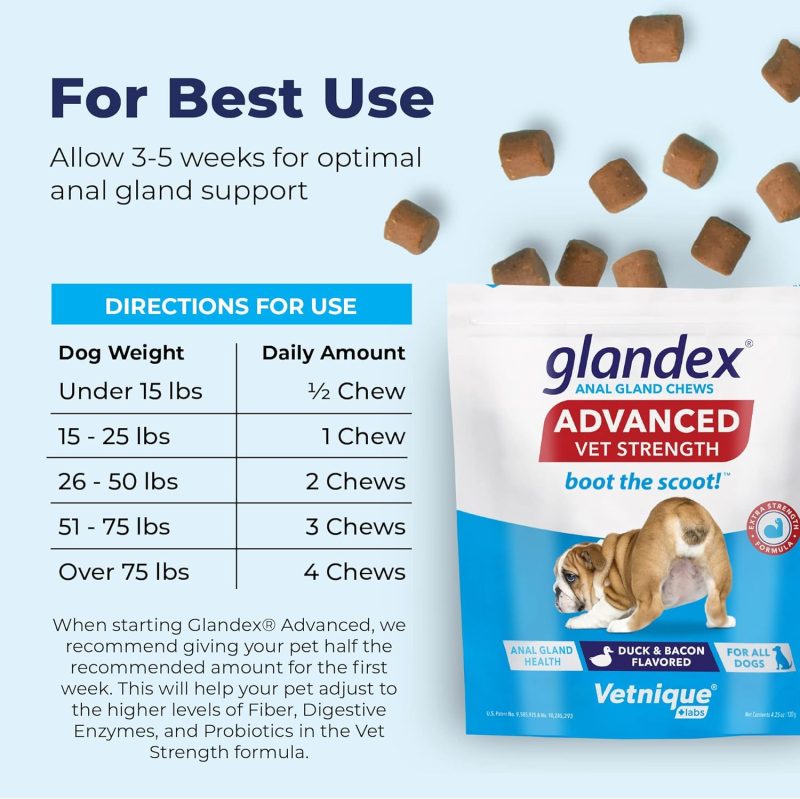 Glandex Anal Gland Soft Chew Treats with Pumpkin for Dogs Digestive Enzymes, Probiotics Fiber Supplement for Dogs Boot The Scoot - Image 28