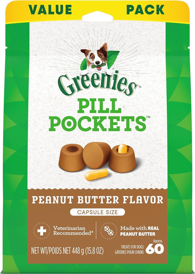 GREENIES PILL POCKETS Capsule Size Natural Dog Treats Chicken Flavor, 15.8 oz. Value Pack (60 Treats) - Image 28
