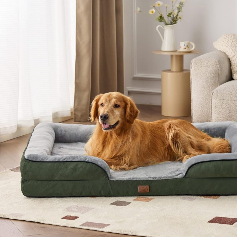 Bedsure Orthopedic Dog Bed for Medium Dogs - Waterproof Dog Sofa Bed Medium, Supportive Foam Pet Couch Bed with Removable - Image 340