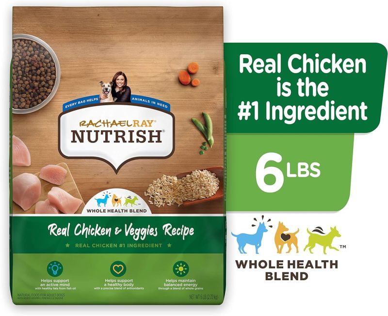 Rachael Ray Nutrish Premium Natural Dry Dog Food, Real Beef, Pea, & Brown Rice Recipe, 40 Pound Bag (Packaging May Vary) - Image 58