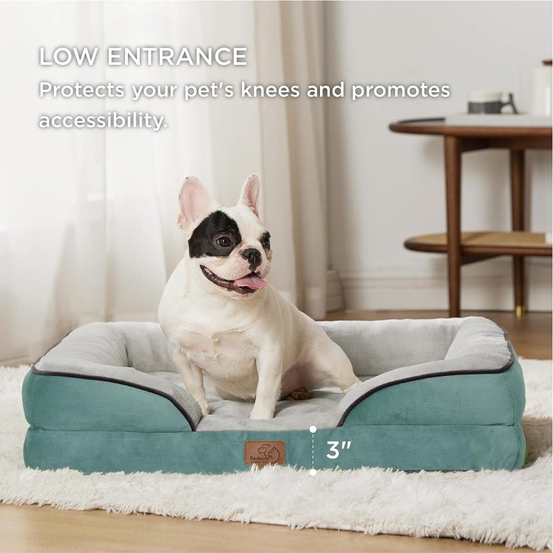 Bedsure Orthopedic Dog Bed for Medium Dogs - Waterproof Dog Sofa Bed Medium, Supportive Foam Pet Couch Bed with Removable - Image 378