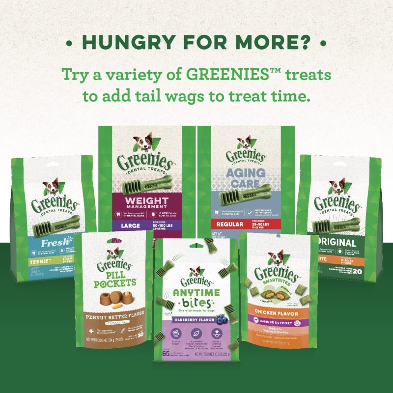 GREENIES Original Regular Natural Dog Dental Chews Oral Health Dog Treats, 36 Count (Pack of 1) - Image 22