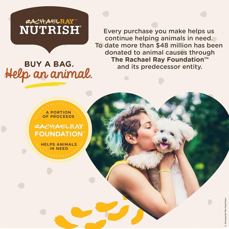 Rachael Ray Nutrish Premium Natural Dry Dog Food, Real Beef, Pea, & Brown Rice Recipe, 40 Pound Bag (Packaging May Vary) - Image 137
