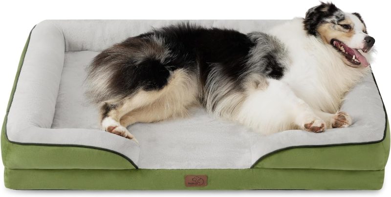 Bedsure Orthopedic Dog Bed for Medium Dogs - Waterproof Dog Sofa Bed Medium, Supportive Foam Pet Couch Bed with Removable - Image 361